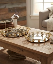 ZEYVE BONCUK YÖV. 2-PLACE TRAY 32x28x5-37x33x5cm